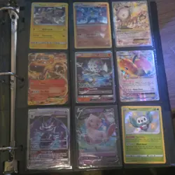 Pokemon TCG Mixed GX EX V Trainer Cards Lot Binder Foil Charizard Mewtwo Eevee - Image 4