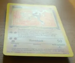 NM Pokemon 2000 Vintage Kicklee Hitmonlee WOTC Rare Fossil 22 62 NEAR MINT - Image 4