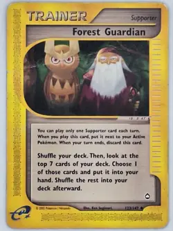 Forest Guardian 123/147 Pokemon - Aquapolis HP - Image 1