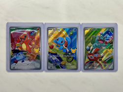 Pokemon TCG First Partner Illustration Collection Series 1 Kanto GEN 1 Starters - Image 1