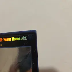 YUGIOH TCG NUMBER 101 SILENT HONOR ARK LED9-EN000 GHOST RARE 1ST EDITION - Image 4