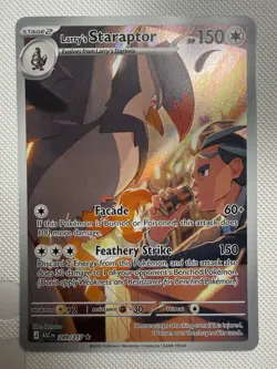 Pokemon Larry's Staraptor Full Art Holo Card ASC 249/217 Illustration Rare - Image 1