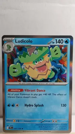 Ludicolo [NM] - Pokemon TCG Journey Together 037/159 [Holo Rare] - Image 1