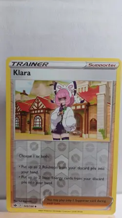 Klara [LP] - Pokemon TCG Chilling Reign 145/198 [Reverse Holo Uncommon] - Image 1