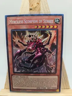 Yugioh Merciless Scorpion of Serket MZTM-EN002 Collector Rare 1st Ed NM - Image 1