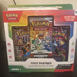 Pokemon TCG First Partner Illustration Collection Series 1 New Factory Sealed - Image 1
