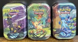 (3) Pokemon Prismatic Evolutions Mini Tin X3 FACTORY SEALED Brand New - Image 1