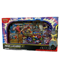 Pokemon TCG Mega Lucario ex Premium Figure Collection Box Factory Sealed - Image 1