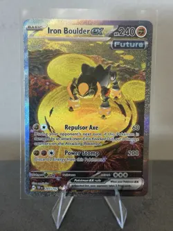 Pokemon Iron Boulder ex, Palafin ex & Sinistcha ex Holo Card Lot Of 3 - Image 4