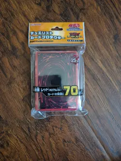 Yugioh Official Card Protector 70 Red Sleeve Japanese Rush Duel NEW - Image 1