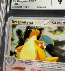 Pokemon 2003 Dragonite ex Holo EX Dragon #90 CGC 9 *SWIRL* - Image 3
