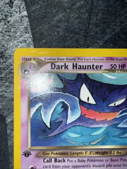Dark Haunter 36/105 1st Edition Neo Destiny Uncommon Pokemon TCG LP - Image 2
