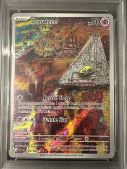 Pokemon Drowzee 210/198 SV01 Scarlet & Violet Illustration Rare Holo PSA 10 Gem - Image 2