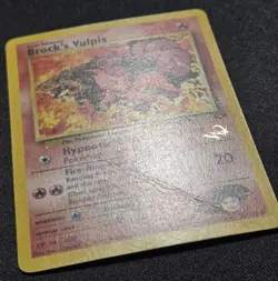 Brock's Vulpix [W Stamped] 037/132 Wotc Promo Vintage Pokemon Card. - Image 5