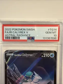 2022 POKEMON SWORD & SHIELD ASTRAL RADIANCE FULL ART/ICE RIDER CALYREX V PSA 10 - Image 4