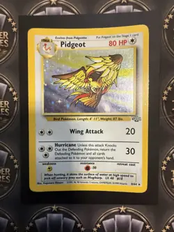 Pokemon Pidgeot 80 HP Holo Rare 1999 Jungle Unlimited 8/64 - Image 1