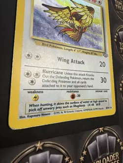 Pokemon Pidgeot 80 HP Holo Rare 1999 Jungle Unlimited 8/64 - Image 5