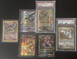 Pokemon TCG Bulk Slabs And Singles Lot NM - MT - Image 1