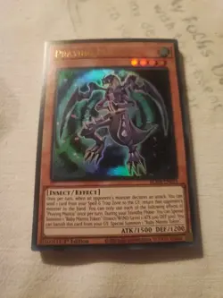 Yugioh Praying Mantis BLMR-EN033 1st Edition Ultra Rare Monstrous Revenge - Image 1