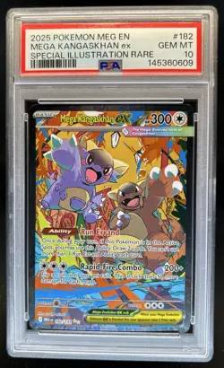 2025 Pokemon Kangaskhan ex Special Illustration Rare #182/132 PSA 10 GEM MINT - Image 1
