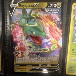 Pokemon Rayquaza V SWSH147 Sword & Shield Promo Rapid Strike Holo HP210 - Image 1
