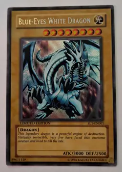 Yugioh! Blue Eyes White Dragon - FL1-EN001 Limited Edition - Rare Card - Image 1