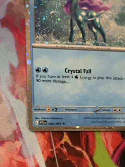 Pokemon Phantasmal Flames - #26/94 Suicune Cosmos Holo - Image 4