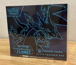 Pokemon TCG Phantasmal Flames Pokemon Center ETB Elite Trainer Box Sealed - Image 1