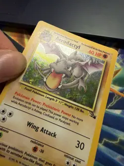 ✨Pokemon Aerodactyl Fossil 1/62 Holo Rare 60 HP 1999 Wizards of the Coast✨ - Image 2