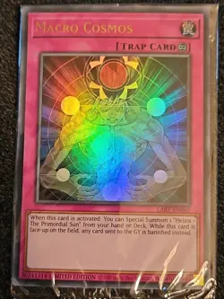 Yugioh MACRO COSMOS Lost Art Promo SEALED LART-EN065 NM - Image 1