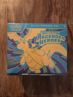 Pokemon TCG Mega Evolution Ascended Heroes Etb Box Factory Sealed - Image 1