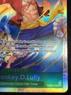One Piece - PRB02-005 - Monkey.D.Luffy SR The Best Vol. 2 - English - Image 4