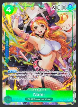2026 One Piece Azure Sea's Seven Nami Super Rare #OP14-031 DD5 - Image 1