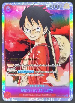Monkey.D.Luffy ST01-012 SR Foil One Piece Starter Deck 1: Straw Hat Crew DD5 - Image 1