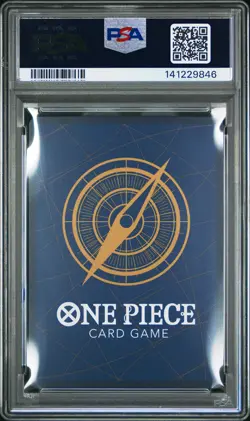 2025 ONE PIECE JPN OP11-A FIST OF DIVINE SPEED #005 LUFFY-TAROU PSA 9 - Image 2