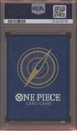 2025 ONE PIECE JPN OP11 MONKEY D LUFFY 3RD ANNIVERSARY SILVER OP05-119 PSA 10 - Image 2