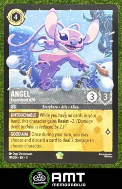 Angel Experiment 624 Legendary Disney Lorcana Winterspell Expansion 191/204 - Image 1