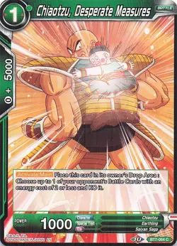 Dragon Ball Card Game: Chiaotzu, Desperate Measures #BT7-064 C - Image 1