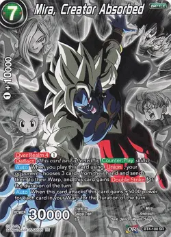 Dragon Ball Card Game: Mira, Creator Absorbed #BT4-108 SR - Image 1