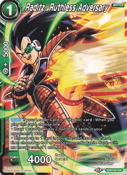 Dragon Ball Card Game: Raditz, Ruthless Adversary #EX07-07 - Image 1