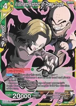 Dragon Ball Card Game: Krillin and Android 18: Power Couple #DB1-093 - Image 1