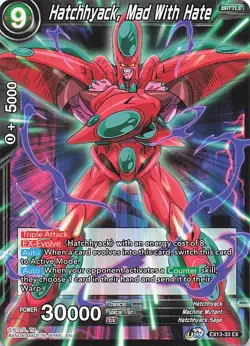 Dragon Ball Card Game: Hatchhyack, Mad With Hate #EX13-33 - Image 1