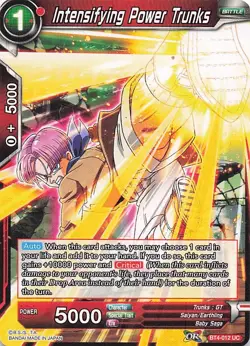 Dragon Ball Card Game: Intensifying Power Trunks #BT4-012 - Image 1