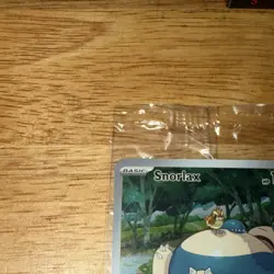 Pokemon TCG Snorlax 051 SV Scarlet & Violet 151 Promo Card Sealed - Image 2