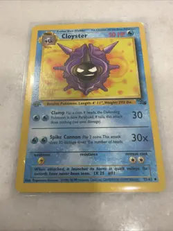 CLOYSTER 32/62 1999 FOSSIL SET POKEMON CARD 1st EDITION - Image 3