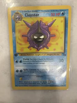 CLOYSTER 32/62 1999 FOSSIL SET POKEMON CARD 1st EDITION - Image 5