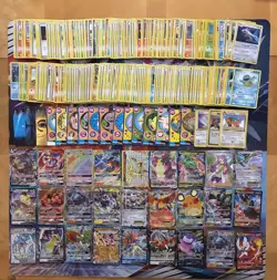 Vintage & Modern Pokemon Card Lot Holo Etc MP-Damaged Charizard Rayquaza 620+ - Image 1