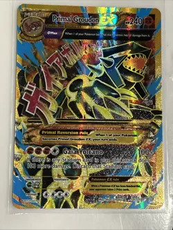 Primal Groudon EX #97/98 XY Ancient Origins Pokemon Card LP - Image 1