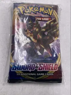 Pokemon TCG Fantasy Standard Size Sword & Shield Booster Trading Card - Image 1