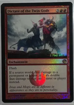Dictate of the Twin Gods Promo Card Foil - Image 1